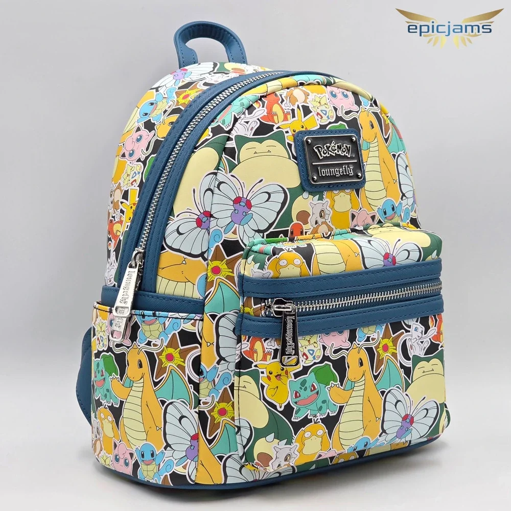 Loungefly Pokemon Sticker Collage Mini Backpack